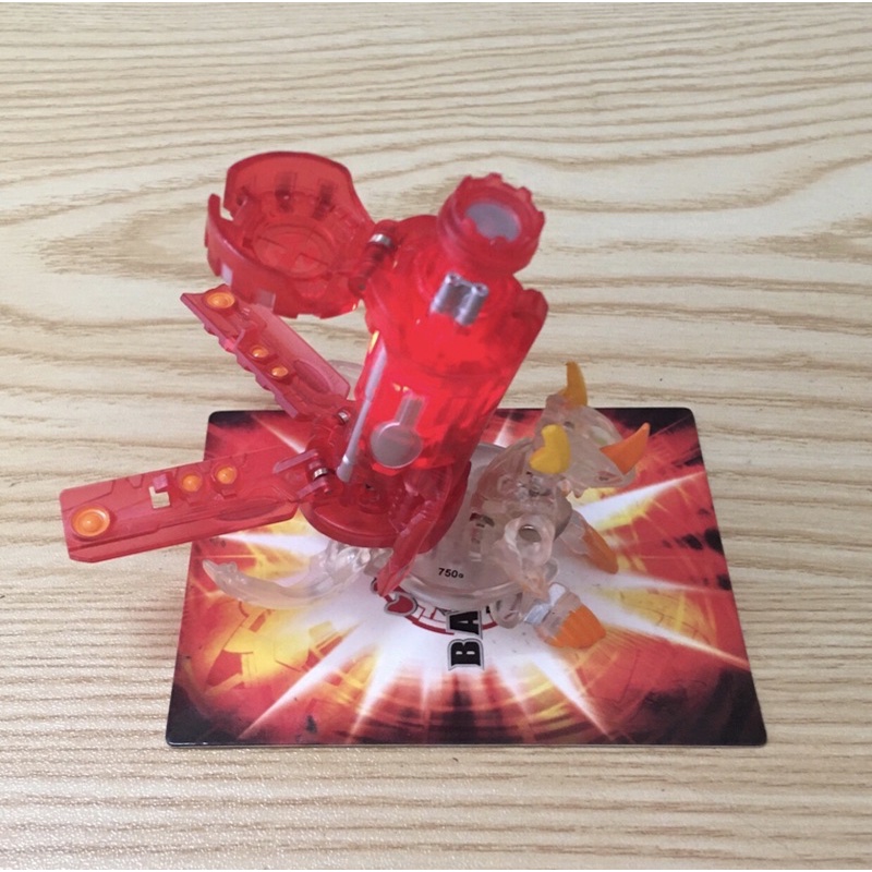 Đồ chơi mô hình Bakugan - Helix Dragonoid clear+Gear