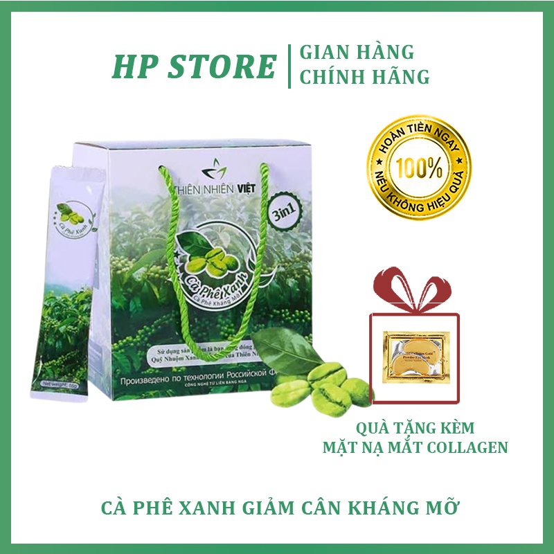 Cà Phê Xanh Giảm Cân Kháng Mỡ Nhanh Chóng Thiên Nhiên Việt Chính Hãng