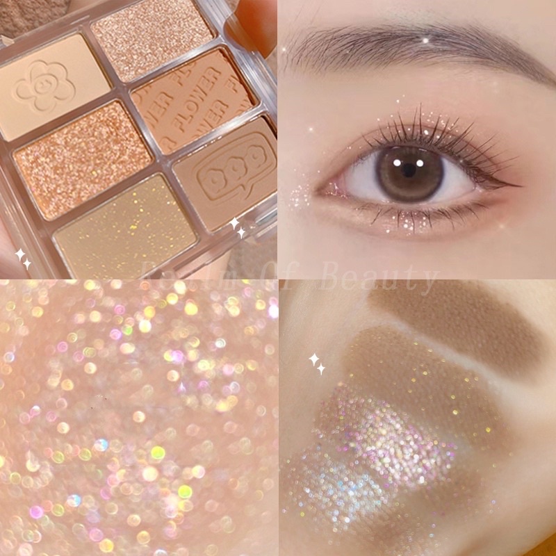 Phấn Mắt Dear 6 Ô Tone Màu Dễ Thương