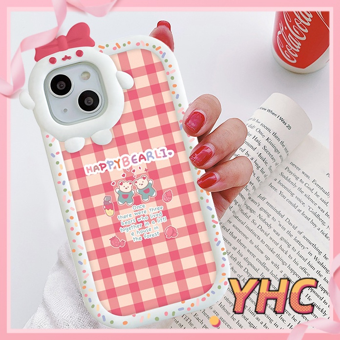 ốp iphone Họa Tiết Chú Gấu / Thỏ / Gấu Dễ Thương Cho Iphone 6splus / 7 / 7plus / 8 / 8plus / X / xs / 11 / 12 / 13 / Pro / Max / Plus / promax-5047