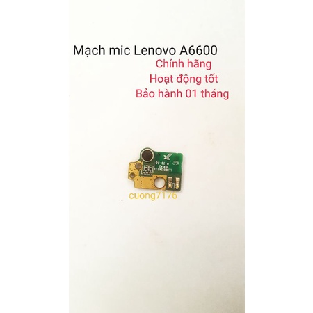Main mạch mic Lenovo A6600 Chính Hãng