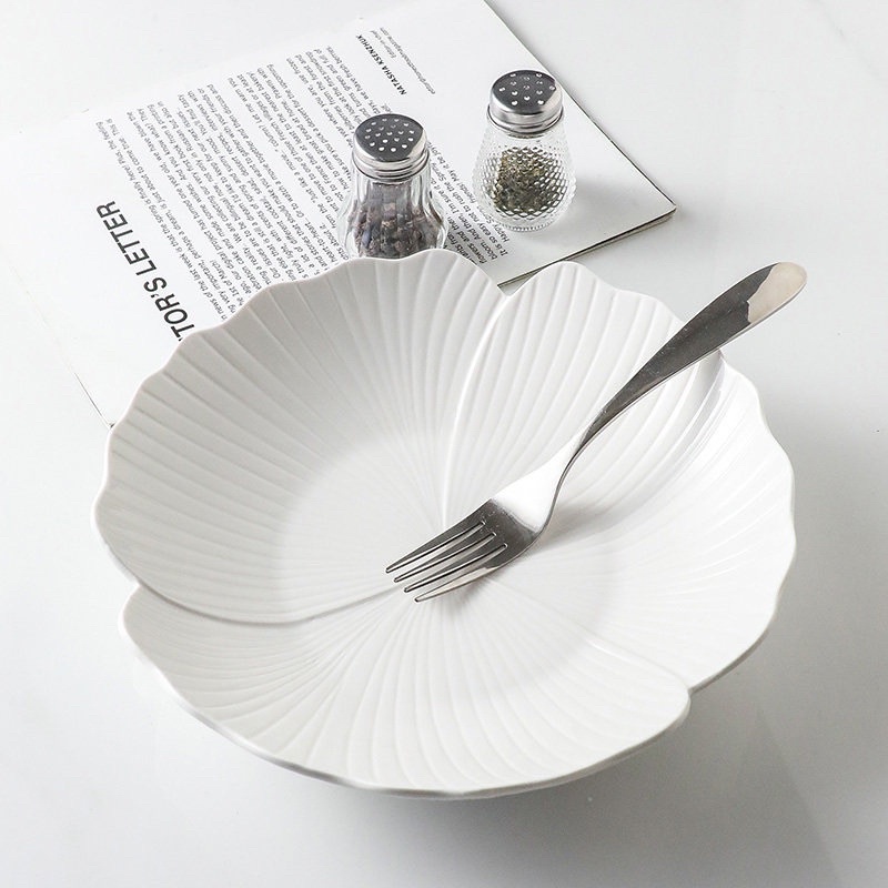 Đĩa cánh hoa, bát đĩa sáng tạo, bát đĩa decor