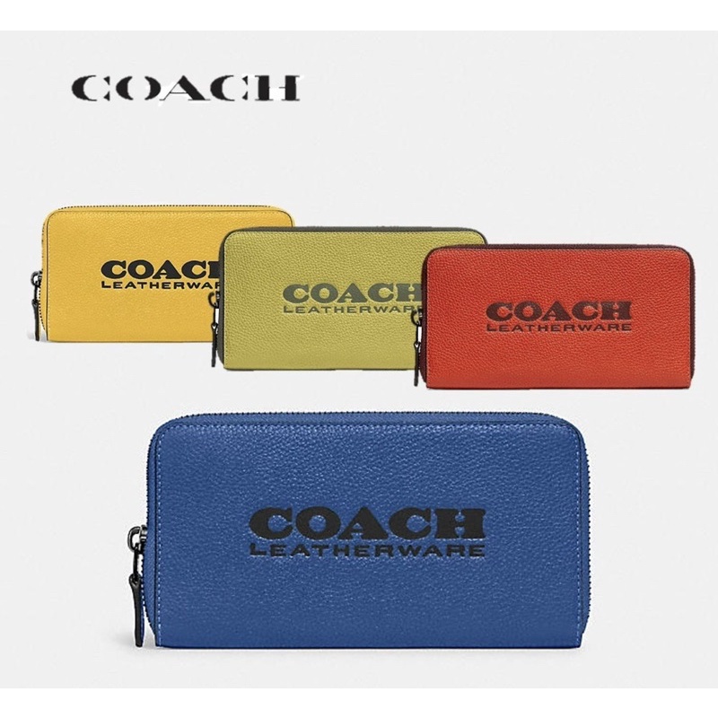 Ví cầm tay dài CO**ACH da thật