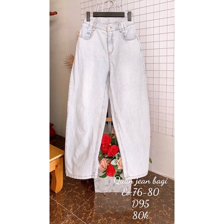 Quần Jean dáng bagi