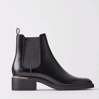 Giày Bốt Cao Gót Zara Đế Dày Cổ Thấp Thời Trang Cho Nữ