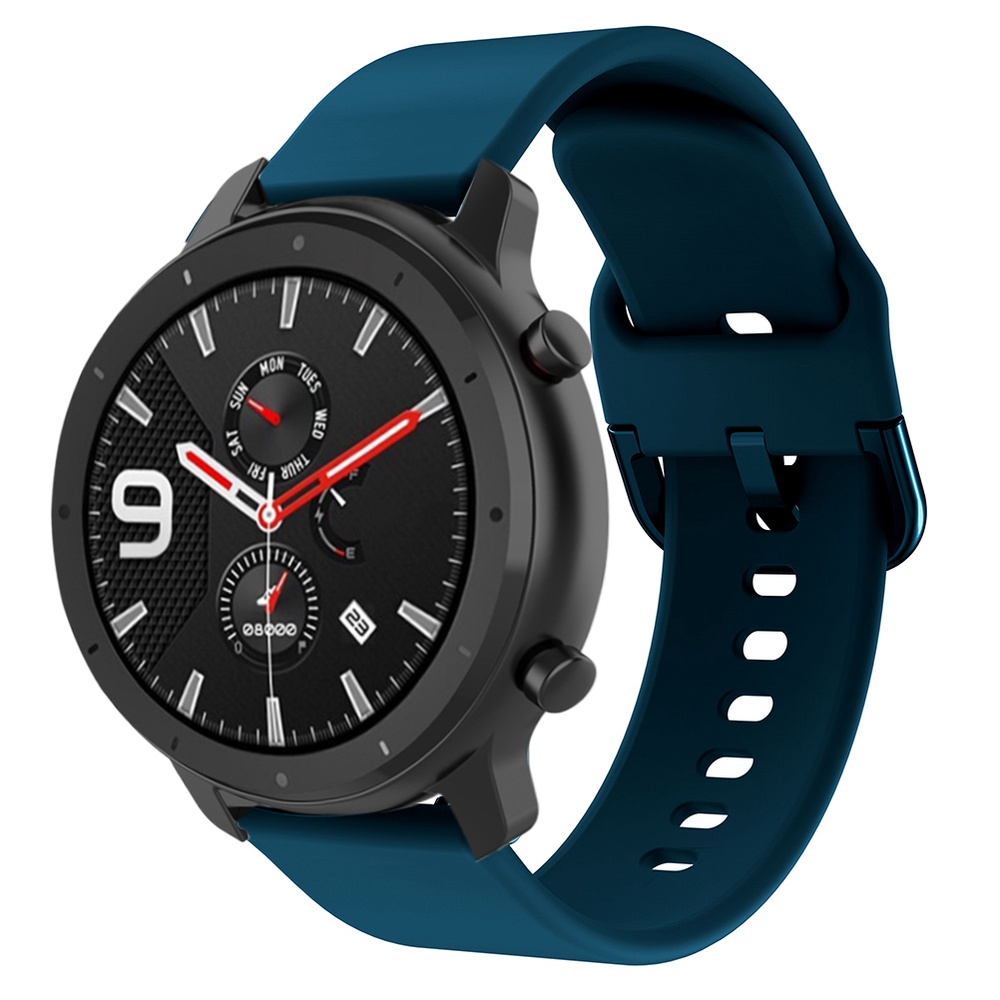 Dây Đeo Silicon 22mm 20mm Cho Đồng Hồ Amazfit GTR 4 3 2 2E / GTS 4 Mini / Bip 3 Pro