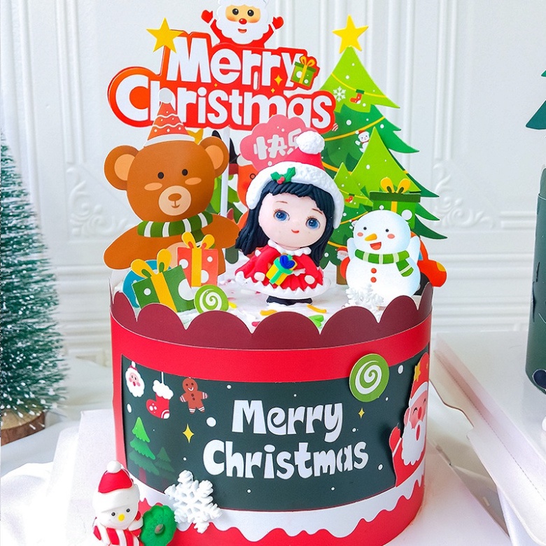 ❤️NEW NOEL❤️trang trí bánh kem  [FREESHIP❤️] TỔNG HỢP ĐỒ TRANG TRÍ BÁNH GIÁNG SINH