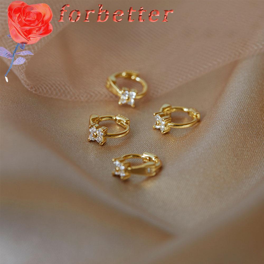 Bông tai dạng kẹp kiểu đơn giản thời trang cho nữ