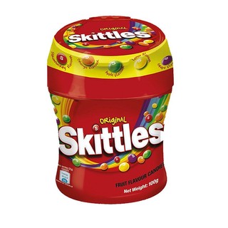 Kẹo trái cây skittles hũ 100g