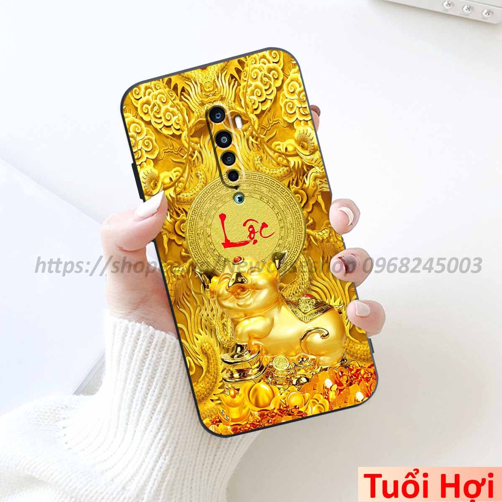 Ốp Oppo Reno / Reno Z / Reno 2 / Reno 2F / Reno 2Z in hình 12 Con Giáp Tài Lộc 3D