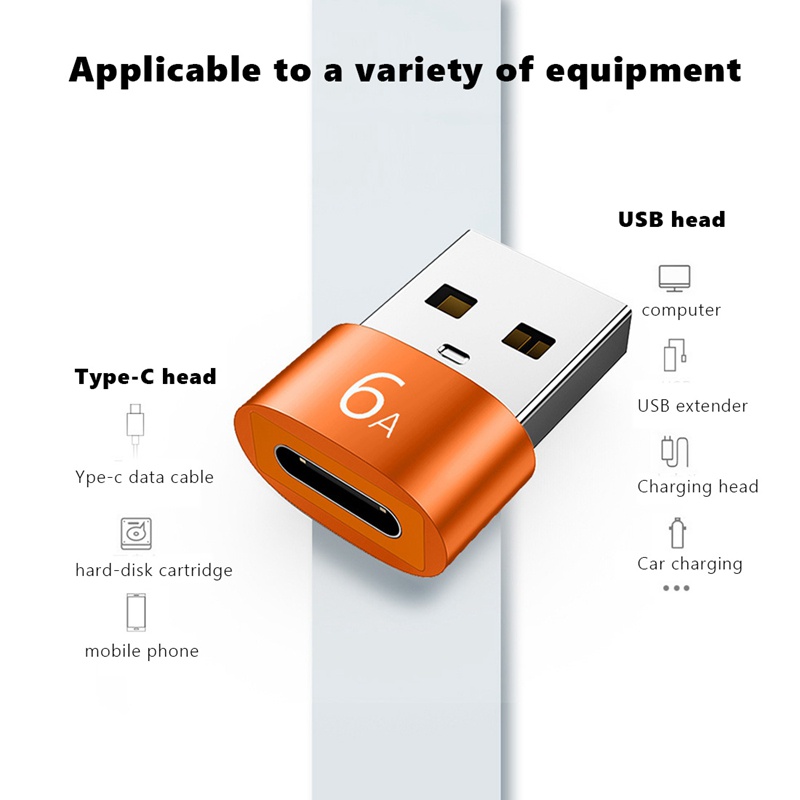 Đầu Chuyển Đổi 6a type c Sang usb 3.0 otg Chuyên Dụng Cho macbook samsung xiaomi huawei