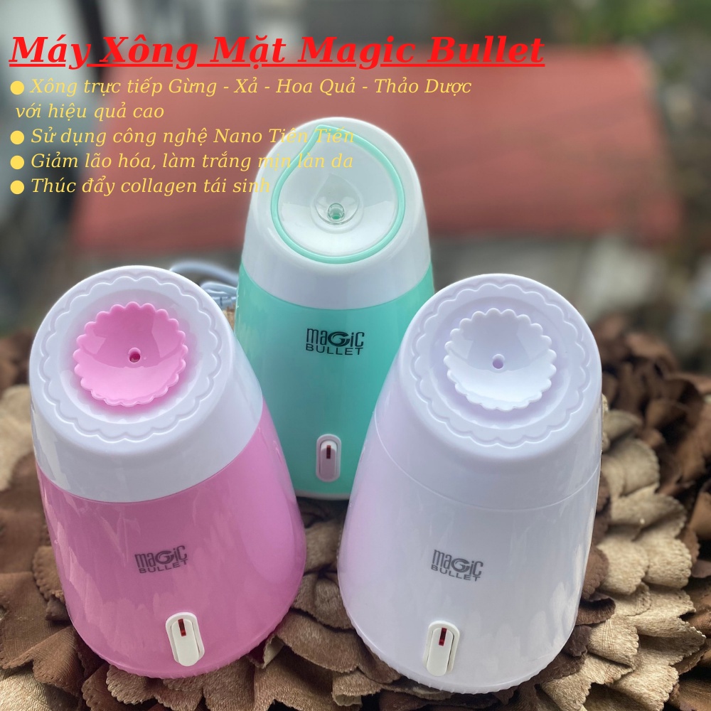 Máy Xông Mặt - Máy Xông Da Mặt Magic Tạo lên Vẻ Đẹp Người Phụ Nữ Bảo Hành 12 tháng