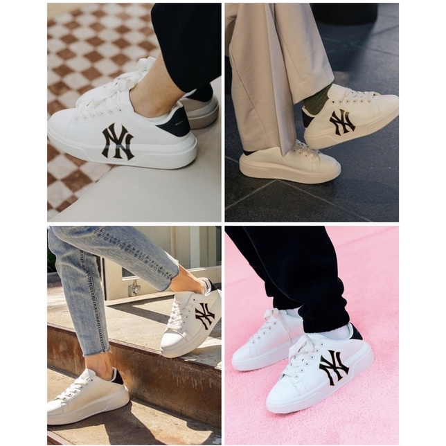 Giày MLB Sneaker Cổ Thấp Chunky Classic logo Yankee.s - Unisex Thương Hiệu Hàn Quốc Chính Hãng,SHOELAB