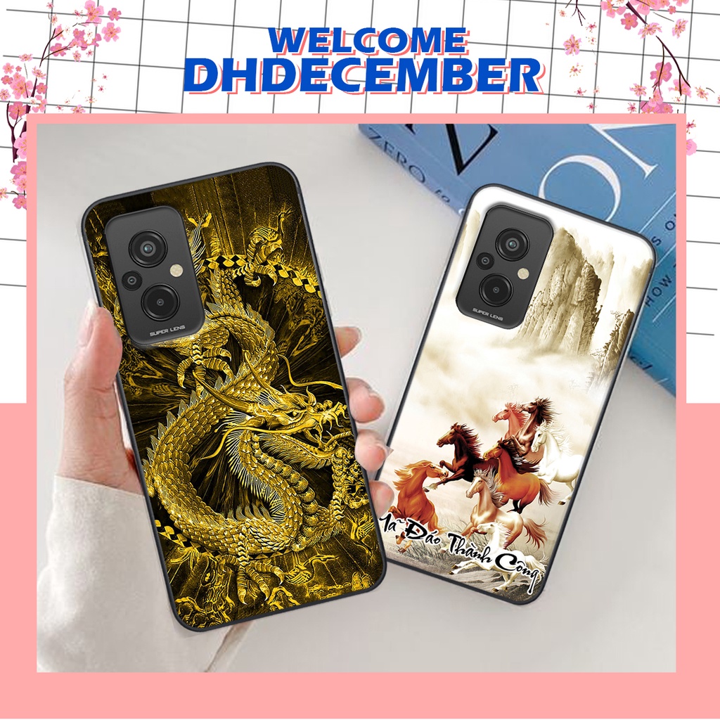 Ốp lưng Xiaomi REDMI 11 PRIME 4G - 5G in hình thư pháp tâm an vạn sự an ,mã đáo thành công SIÊU CHẤT