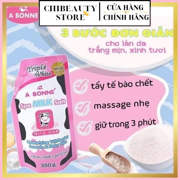 Muối tắm tẩy tế bào chết A Bonné Spa Milk Salt