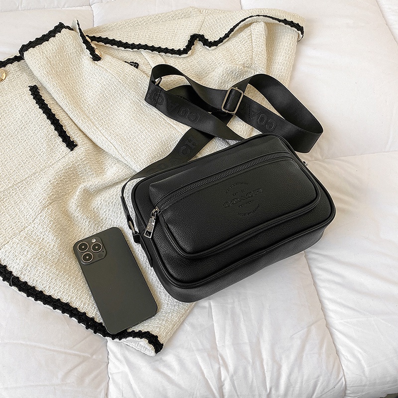 Túi đeo Vai Coach Nam,  Túi đeo Chéo Cao Da PU Cấp Chống Nước Nhiều Ngăn Tiện Lợi Thời Trang Phong Cách