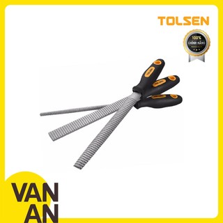 Bộ dũa thép, gỗ 200mm 3 pcs tolsen 32037