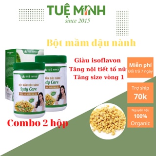 [Mã BMLTA35 giảm đến 35K đơn 99K] Mầm đậu nành tăng vòng 1 Tuệ Minh, cải thiện nội tiết tố nữ combo 2 hộp 500gr