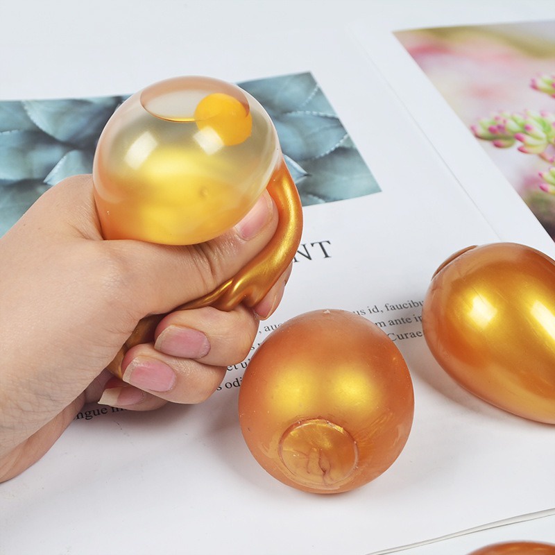 Quả Trứng Gà Vàng Squishy Gudetama đáng yêu mochi slime bóp xả stress giải tỏa căng thẳng
