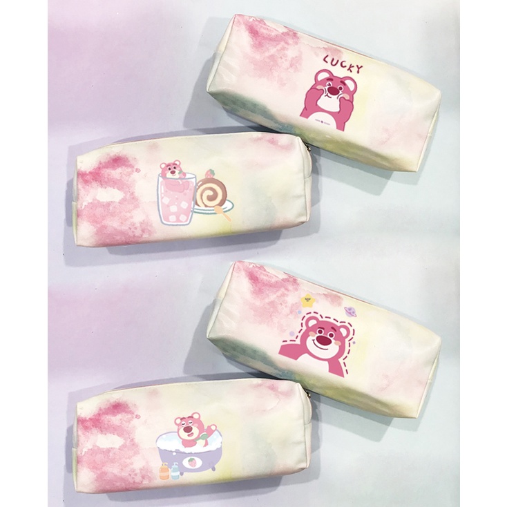 hộp bút màu loang gấu dâu tây lotso thỏ stella cáo lina HBDL14 hoa cúc GD cute dễ thương hoạt hình idol thần tượng