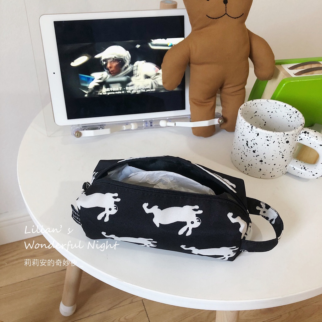 Túi Đựng Bút Chì In Hình Thỏ Pony Phong Cách Hàn Quốc Cho Học Sinh