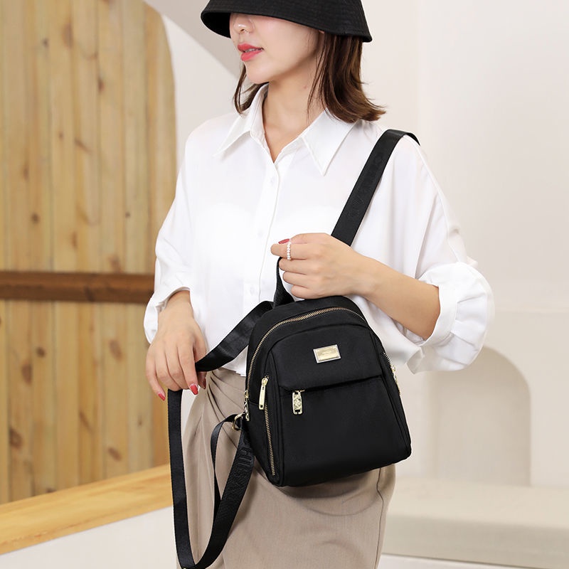 Balo Nylon Chống Thấm Nước Thời Trang Cho Nữ