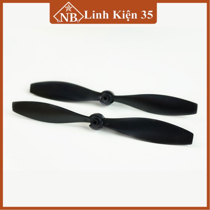 Bộ 2 cánh máy bay 55mm, lỗ 1mm sử dụng cho mô hình máy bay, flycam, quạt mini...