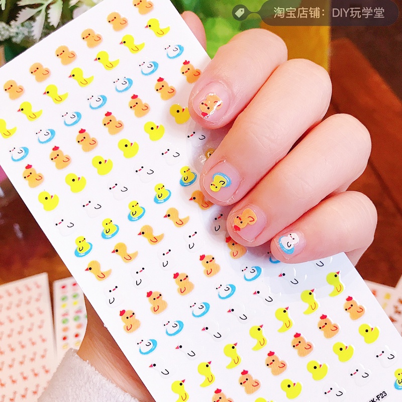 Dán Móng Tay Cho Bé- Sticker 3D Dễ Thương-Đáng Yêu- Sinh Động- Bé Trai Bé Gái Đều Dùng Được
