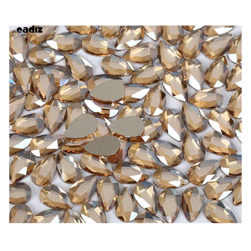 Bộ 50 Móng Tay Giả Đính Đá Dễ Bắt Mắt Trang Trí Nghệ Thuật Cho Nữ