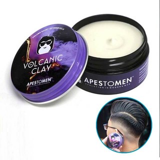 Sáp Vuốt Tóc Apestomen Volcanic Clay 80g  (  năp nhôm).(tặng kèm lược tạo kiểu)