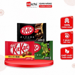 Bánh KitKat Nhật Bản Vị Truyền Thống, Trà xanh & Socola Đắng - Hiichi Japan