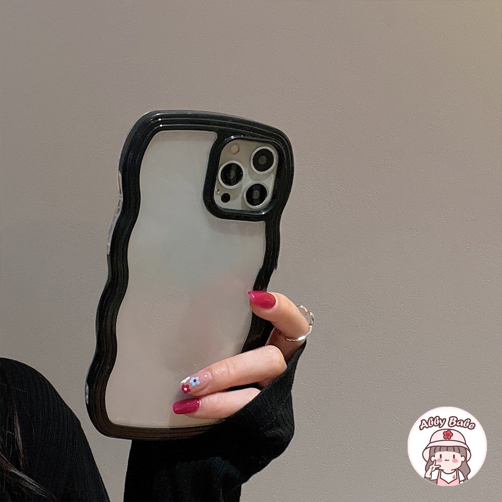 Ốp Điện Thoại TPU Mềm Mỏng Chống Sốc Họa Tiết Gợn Sóng Đơn Giản Cho IPhone 14 Pro Max 11 7Plus 13 12 11 Pro Max X XS XR