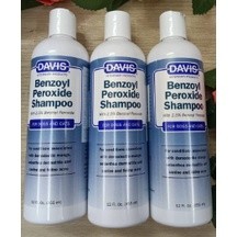 Benzoyl peroxide shampoo - Sữa tắm ghẻ xà mâu cho chó và mèo của hảng Davis Usa