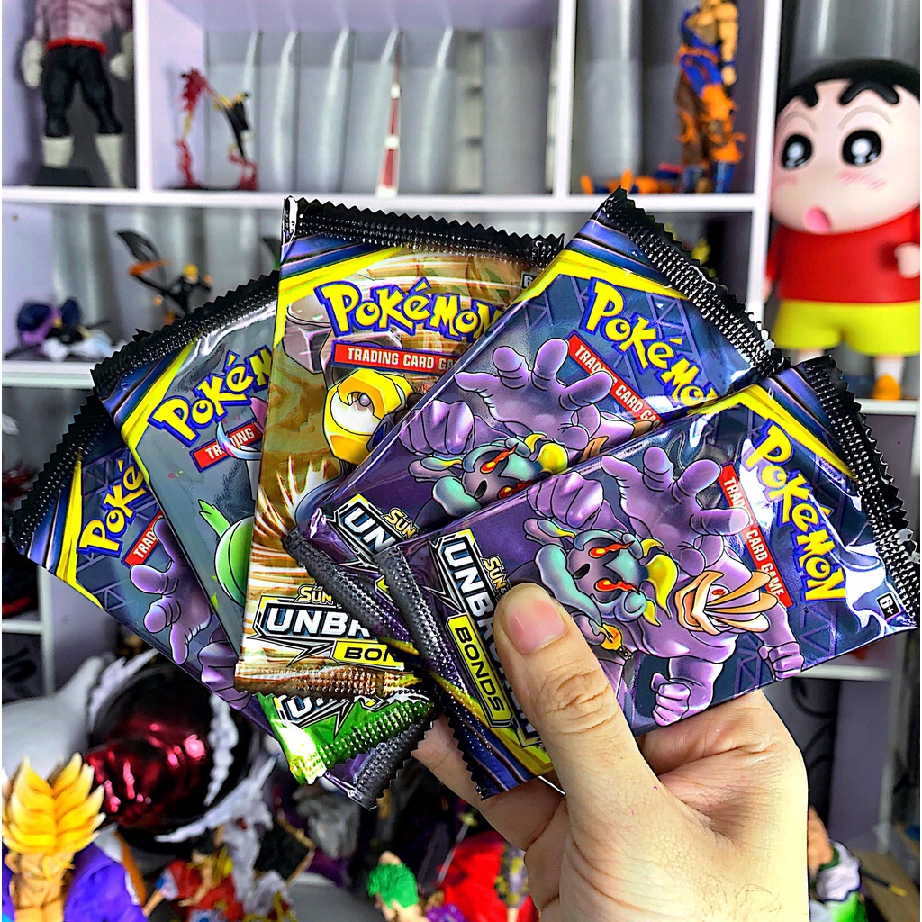Pack nhân phẩm Pokemon TCG mua 10 tặng 1,1 pack gồm 10 card