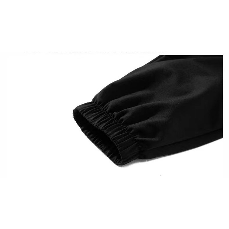 Quần Dài Thể Thao Vải Lụa Lạnh Co Giãn Dáng Ôm Thời Trang Mùa Hè Cho Nam