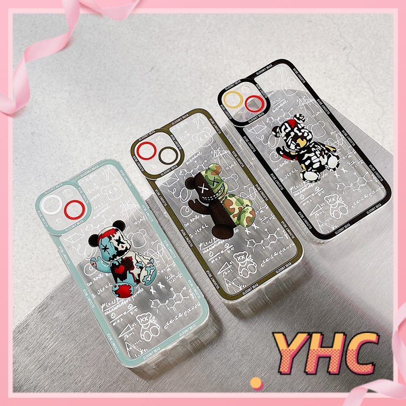 ốp iphone Họa Tiết Gấu Vui Nhộn tương thích iPhone 6s 6splus 7 7plus 8 8plus X XS 11 12 Pro Max Plus Promax-427