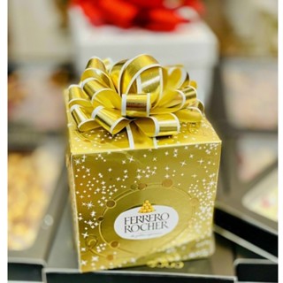 Socola sữa vụn hạt phỉ Ferrero Rocher 18 viên hộp nơ 225gr (date 5/2022)Đức