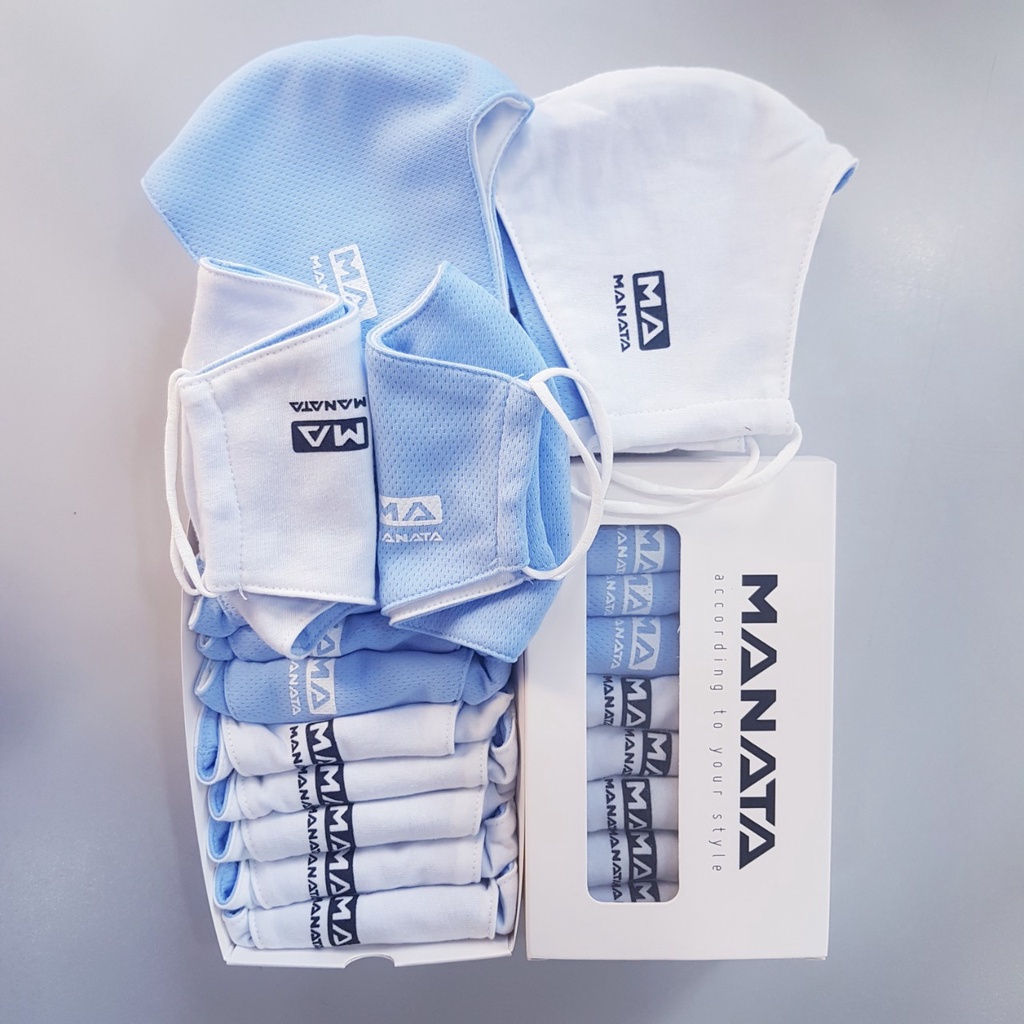 Set 5 Khẩu Trang Vải Kháng Khuẩn MANATA