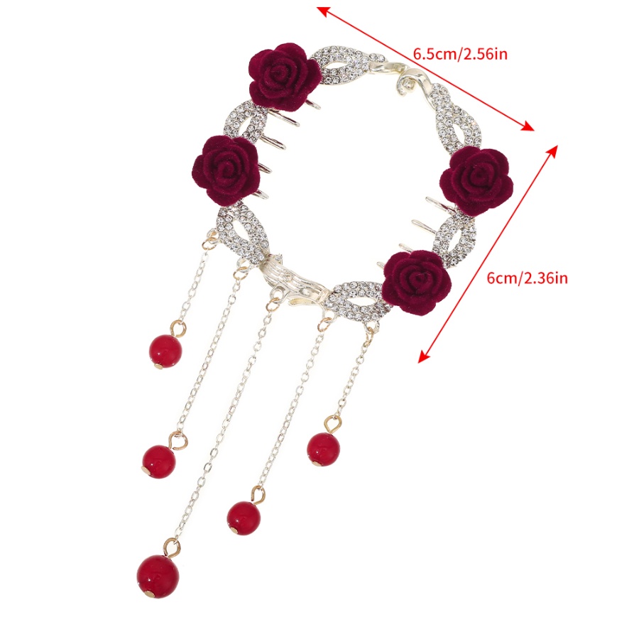 Kẹp Tóc Hình Hoa Đính Ngọc Trai Nhân Tạo Thời Trang