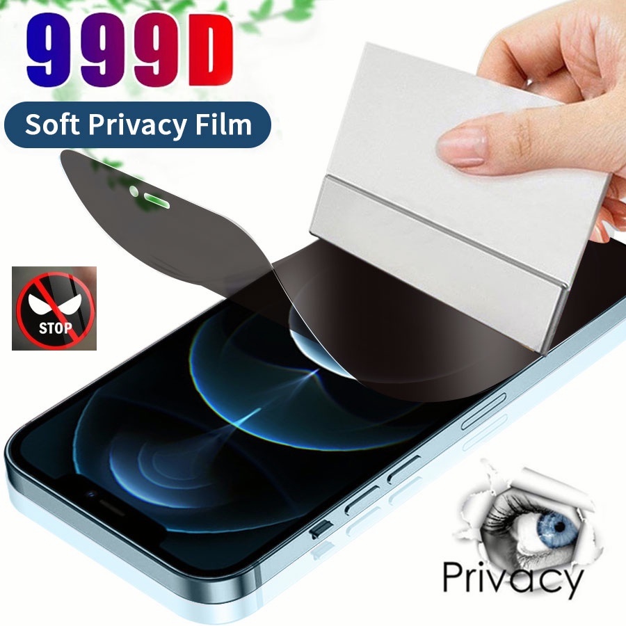 Ốp Điện Thoại Gel Mềm Bảo Vệ Toàn Diện Chống Nhìn Trộm Cho iPhone 6 6s 7 8 Plus SE X XR Xs Max 11 12 13 14 Pro Max Mini