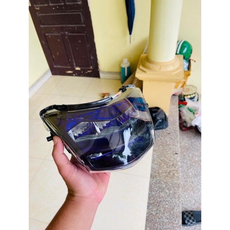 Đèn Pha ZinPat 2 Tầng Wave Màu Tím Chính Hãng Bảo Hành 12Tháng Lắp Zin Wave 50,100,110cc