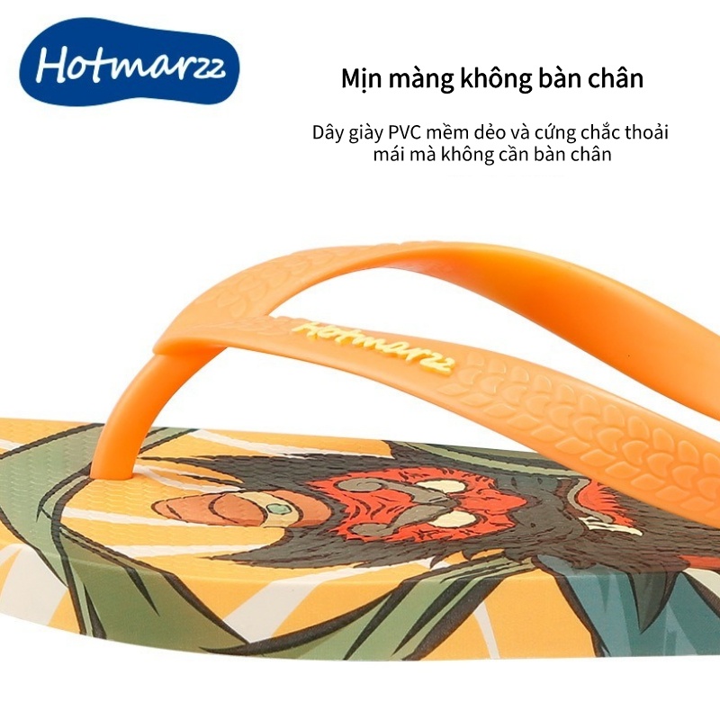Hotmarzz Dép Tông PVC Không Trơn Trượt HM0853