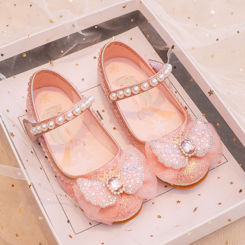 Giày công chúa Elsa búp bê cho bé gái 2-7 tuổi mẫu mới 2022