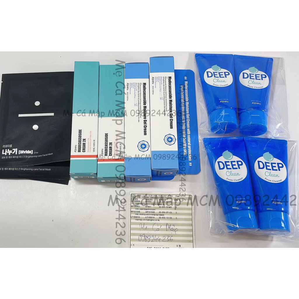 Dòng dưỡng da mụn từ rau má Apieu Madecassoside 2X