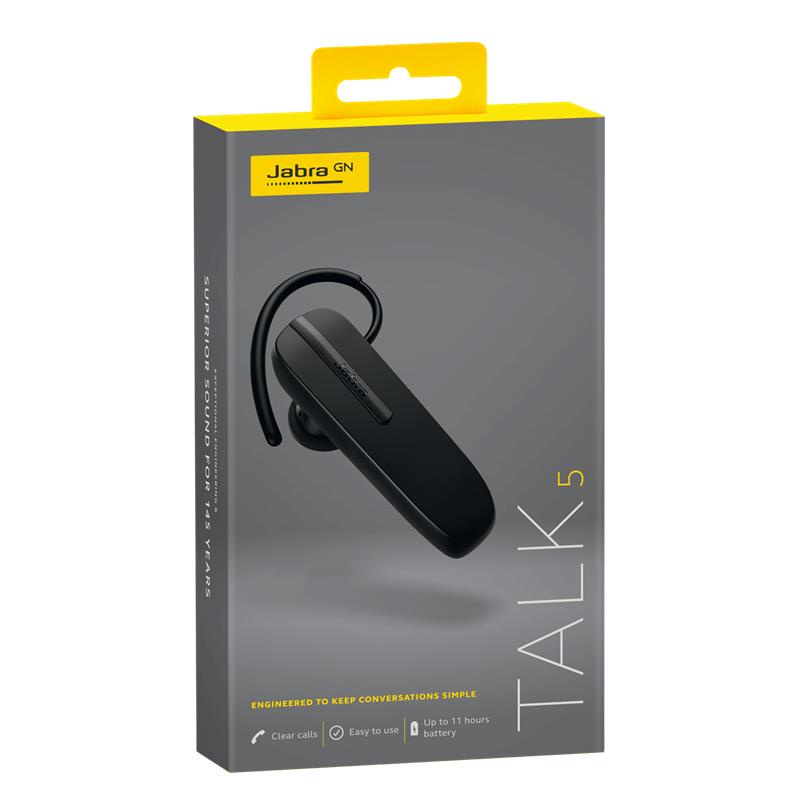 Tai Nghe Không Dây, Bluetooth Đàm Thoại Jabra Talk 5 - Hàng Chính Hãng