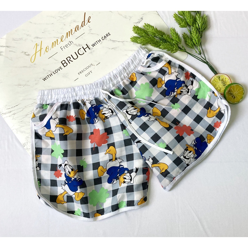 Quần đùi nữ từ 38-45kg quần sọt short nữ vải - Bé Gái Mặc được - QG162