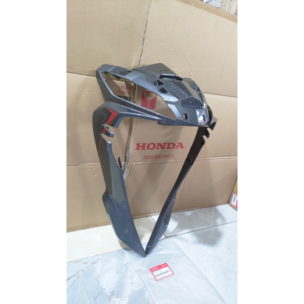 Bộ ốp trước - quây nạ trước HONDA WAVE RSX110 năm 2020-2021 màu Đen xám. *NHB83* 64200K90VG0ZE