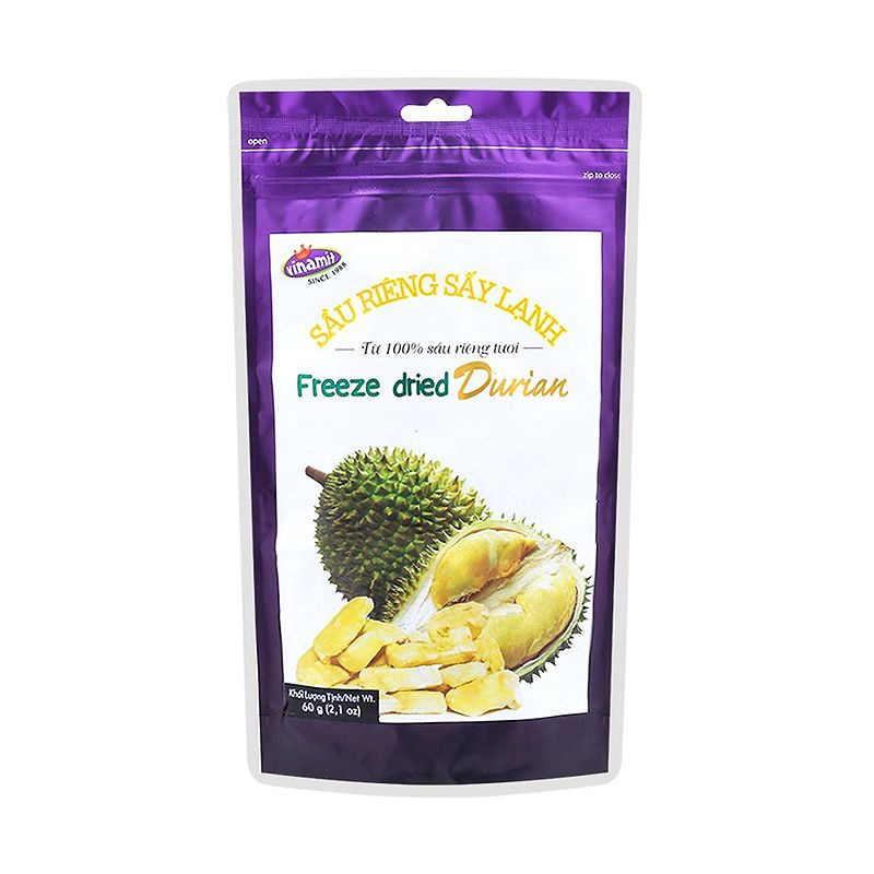 Sầu Riêng Sấy Lạnh Vinamit Gói 60G