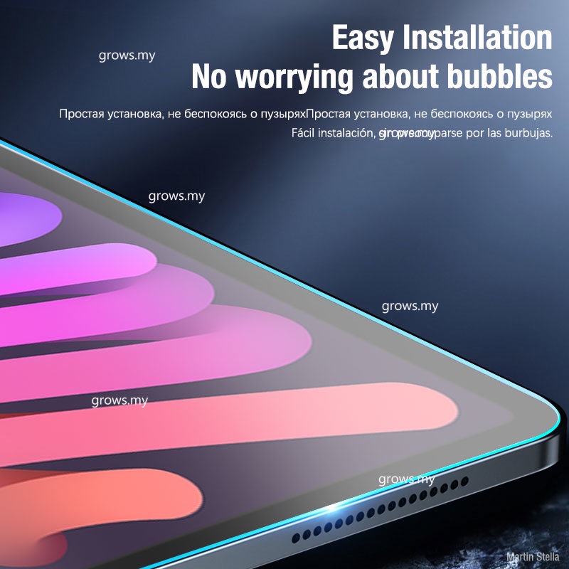 Kính Cường Lực Bảo Vệ Màn Hình Cho Ipad Mini 6 2021 8.3 10th 9th 9 5 Pro 11 12.9 Ipad Air 4 3 2 2020 10.2 8 8th 6th