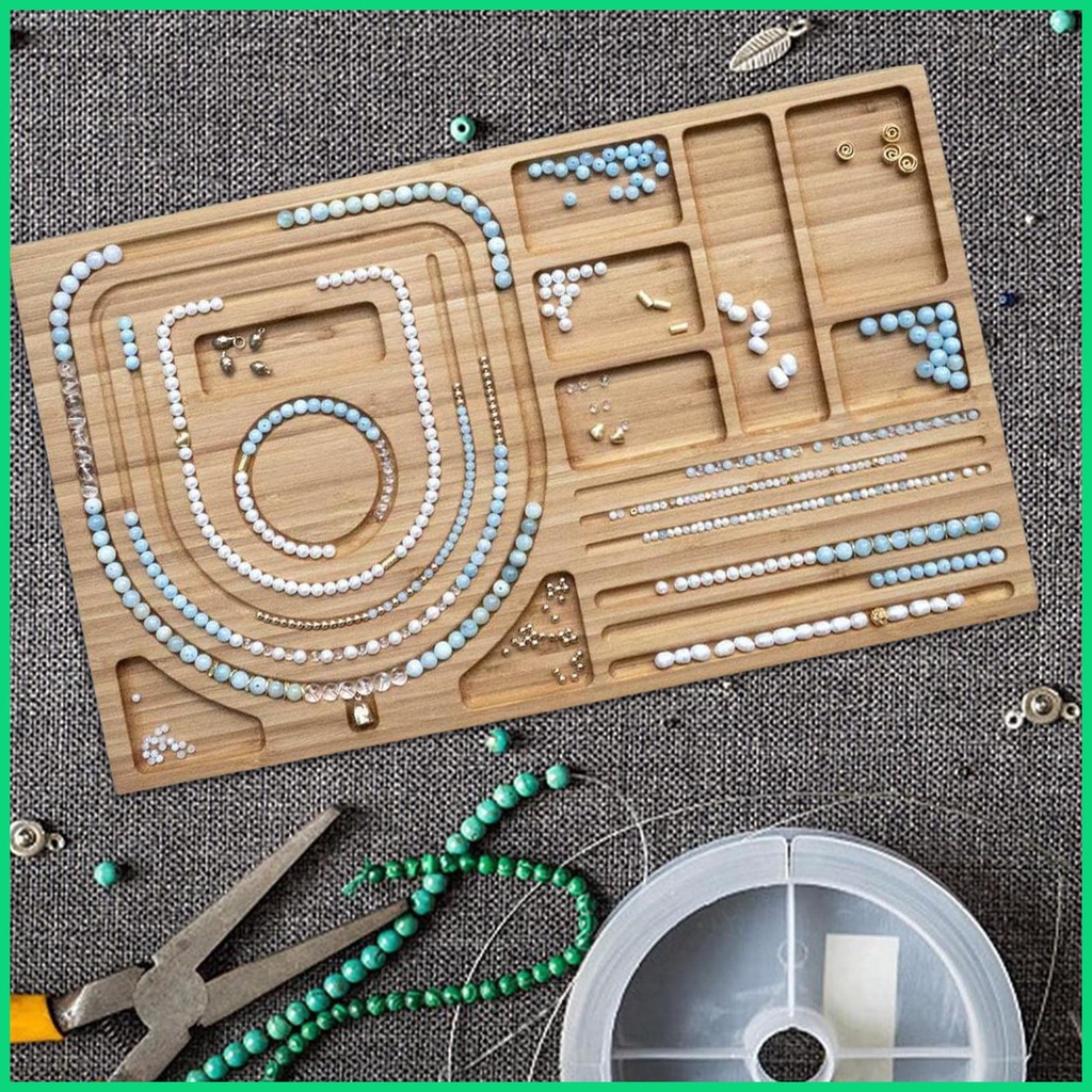 Thảm Thiết Kế Hạt Ngọc Trai Với Khay Đựng Hạt Kích Thước Làm Trang Sức Sáng Tạo jiwvn